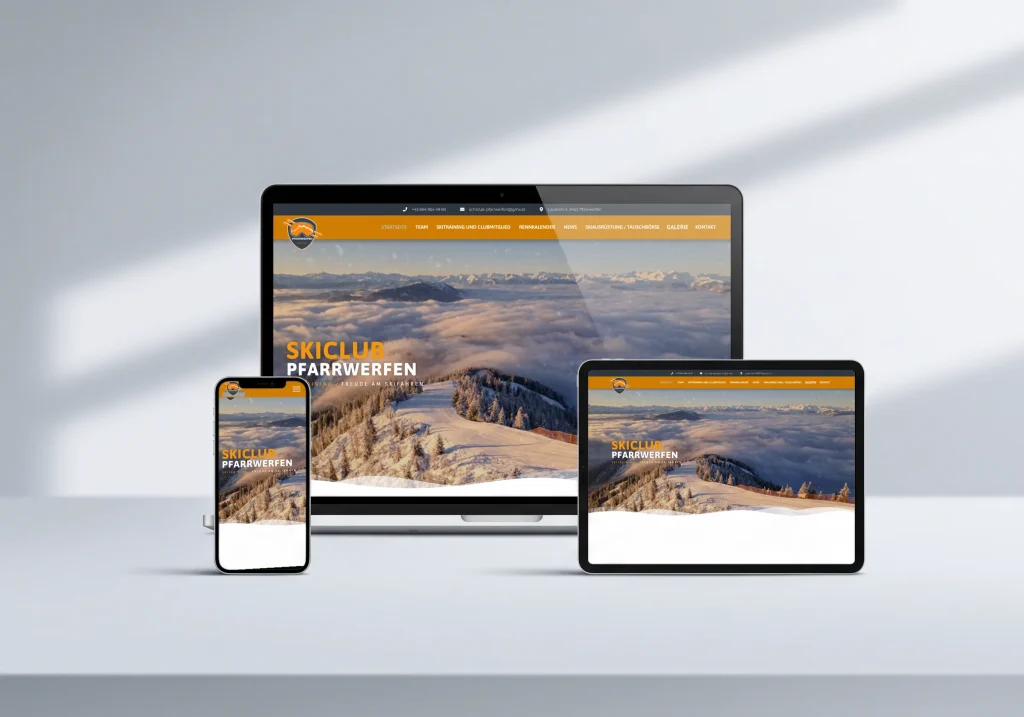 Website für einen Skiverein